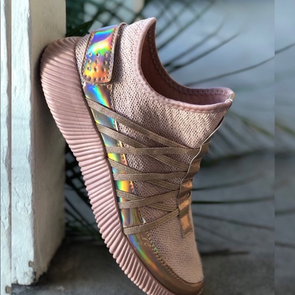 “Candace” Mauve Sock Sneakers - Picture 5 of 5